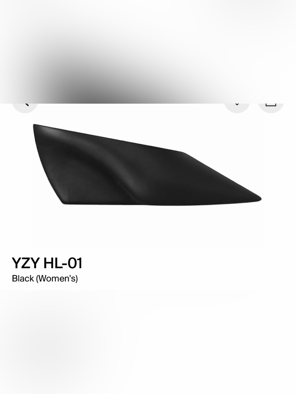 Yeezy YZY HL-01 Women's Heels - Black